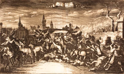 William Egon z Fürstenbergu zaútočil ve svém koči v Kolíně nad Rýnem v letech 1674, 1675.