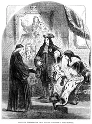 William III svěřuje mladého vévodu z Gloucesteru biskupu Burnettovi