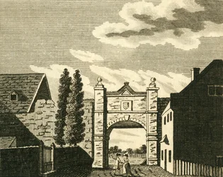 Wincheap Gate, v Canterbury, c1786.