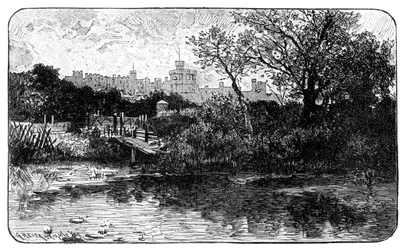 Hrad Windsor, Berkshire, 1900