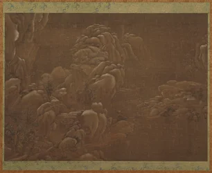 Zimní krajina, dynastie Ming nebo Qing, 15.-18. století.