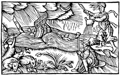 Čarodějnice vyvolává bouři, 1562
