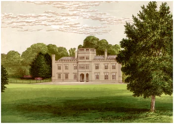 Wolseley Hall, Staffordshire, domov Baroneta Wolseleyho, c1880