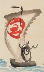 Woodblock tisk - Takarabune