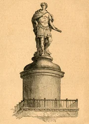 Wrens Původní návrh pro Summit of the Monument, 1897.