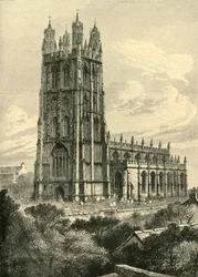 Kostel ve Wrexhamu, 1898.