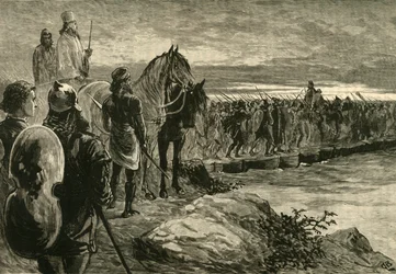 Xerxes Crossing The Hellespont, 1890.