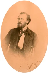 Jakov Polonsky, ruský básník, c1866