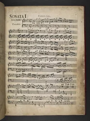 Přidejte MS 41631 f.2r Beethovenovu kopii jeho tří raných klavírních sonát Eb, F moll a D