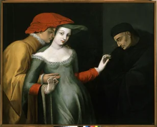 Anonymní obraz ze 16. století Musee Granet, Aix en Provence.