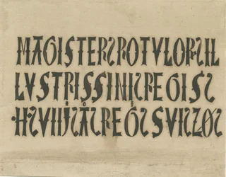 Barton under Needwood Church - nápisy: inkoustová faksimile a [?18. století]