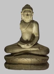 Buddha dělá gesto meditace