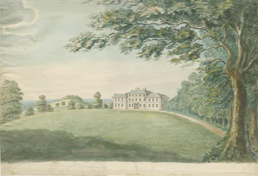 Canwell Hall: malba akvarelem, nd [?18. století]