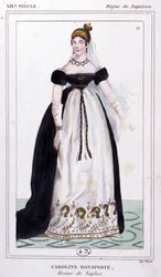 Caroline Bonaparte, asi 1810 (rytina)