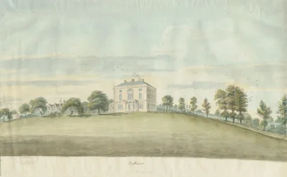 Colton - Bellamore House: malba akvarelem a [c 1800]