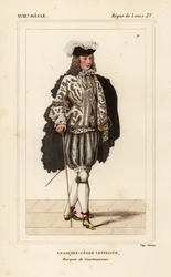 Francois-Cesar Letellier, markýz de Courtanvaux, vědec a voják, člen Akademie věd.