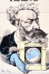 Loire Atlantique N* 183 – Nantes – Muzeum Julese Verna – Cartoon by Gill