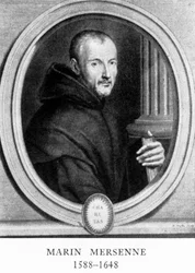 Marin Mersenne, francouzský matematik a vědec, počátek 17. století