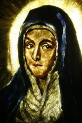 Mater Dolorosa (detail) od El Greco, Lourdes, Francie