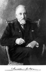 Matthew Algernon Adams, britský oftalmolog, c 1900
