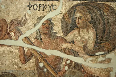 Mozaika mořské scény, Turecko
