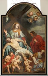 Farní kostel (Saint Peter Parish Church). malování.