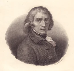 Portrét italského básníka Giuseppe Pariniho (1729-1799), mědirytina od Piottiho z kresby Andrea Appiani