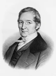 Portrét Joseph-Louis Gay-Lussac (1778-1850), francouzský chemik a fyzik, rytina