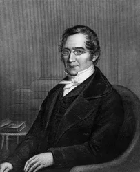 Portrét Josepha Louise Gay-Lussaca (1778-1850), francouzského chemika a fyzika, rytina