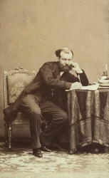 Portrét slavného francouzského skladatele Charlese Gounoda