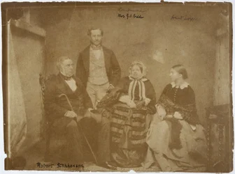 Robert Stephenson, anglický strojní a stavební inženýr a rodina, c 1850s