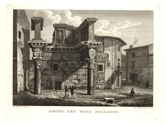 Ruiny Forum Palladium, Avanzi del Foro Palladio, Řím