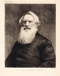 Samuel FB Morse, americký umělec a vynálezce Morseovy abecedy, c 1870