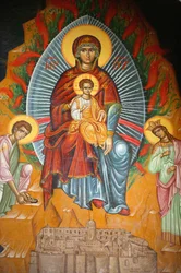 Ikona pravoslavného kláštera Santa Catherine Sainte Catherine Egypt