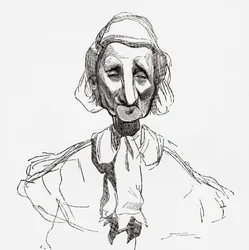 Strasbourgeoise, podle díla Gustava Dore, ilustrace z 