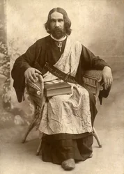 The Divine Healer Schrader, Temple, Texas, cca 1888 (černobílá fotografie)