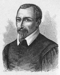 Lékárník Olivier de Serres, asi 1880 (Rytina)