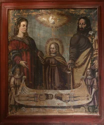 Farní kostel. Interiér. Malba.