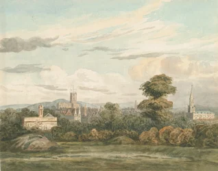 Wolverhampton - South View: malba akvarelem a [c 1830]