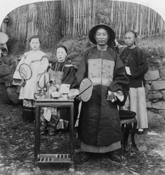 Geniální úředník vnitřní Číny, námořní mandarín, Kinkow Jingzhou, Čína, 1900