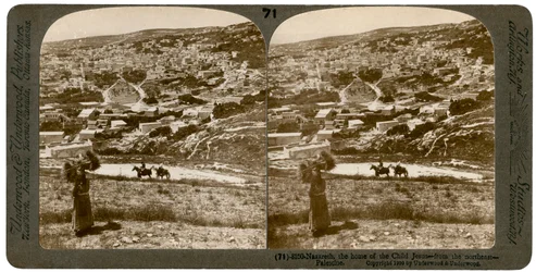 Nazaret, jak je vidět ze severovýchodu, Palestina, 1900.