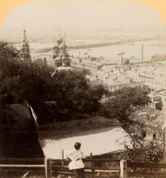 Nižnij Novgorod, Rusko, letní tržiště všech národů, 1898.