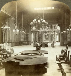 Ruletový salon, Monte Carlo, Monako.