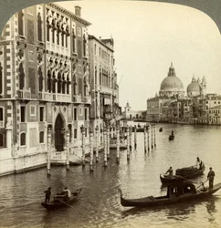 Canal Grande, Benátky, Itálie.