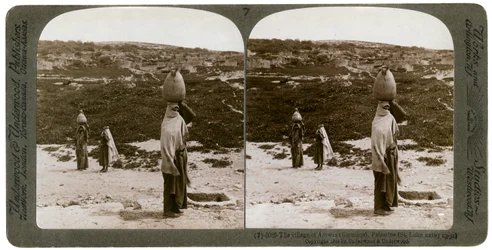 Vesnice Imwas Emmaus, Palestina, 1900.