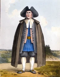 Americký kvaker, konec 18. století.