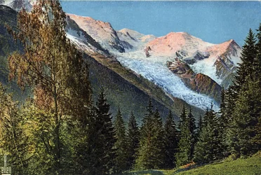 Chamonix, Haute-Savoie, Rhone-Alpes, Francie. Kolem roku 1930.
