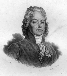 Charles Maurice de Talleyrand Périgord (1754-1838), francouzský politik. 19. století rytina