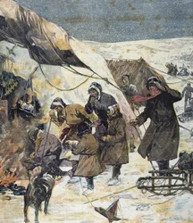 Vánoce v Groelandu v roce 1903.