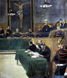Dreyfusův případ, velitel Esterhazy na zasedání válečné rady